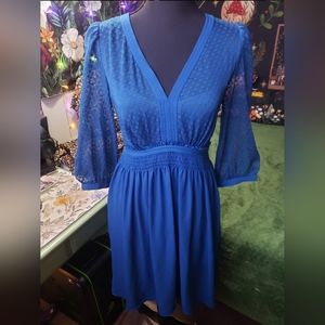 Blue Anthropologie dress